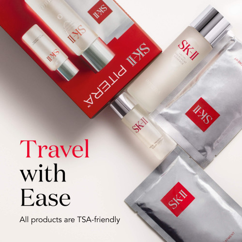 SK-II PITERA™ First Experience Kit: Skincare Starter set with facial treatment essence, clear lotion, and a mask slider7